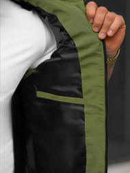 Ανδρικό αμάνικο μπουφάν Πράσινος OZONEE JS/31M5062/136