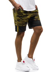 Ανδρικό σόρτς πράσινο OZONEE JS/KK300158