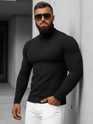 Ανδρικό πουλόβερ μαύρο OZONEE NB/MMB600/4Z