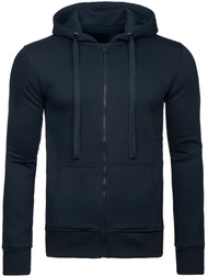 Ανδρικό Φούτερ με Κουκούλα ναυτικό μπλε OZONEE JS/2008Z