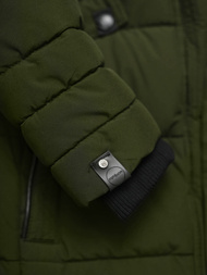 Γυναικείο μπουφάν χακί OZONEE O/W377Z