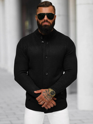 Ανδρικό πουλόβερ mαύρος OZONEE NB/MM6011/4Z