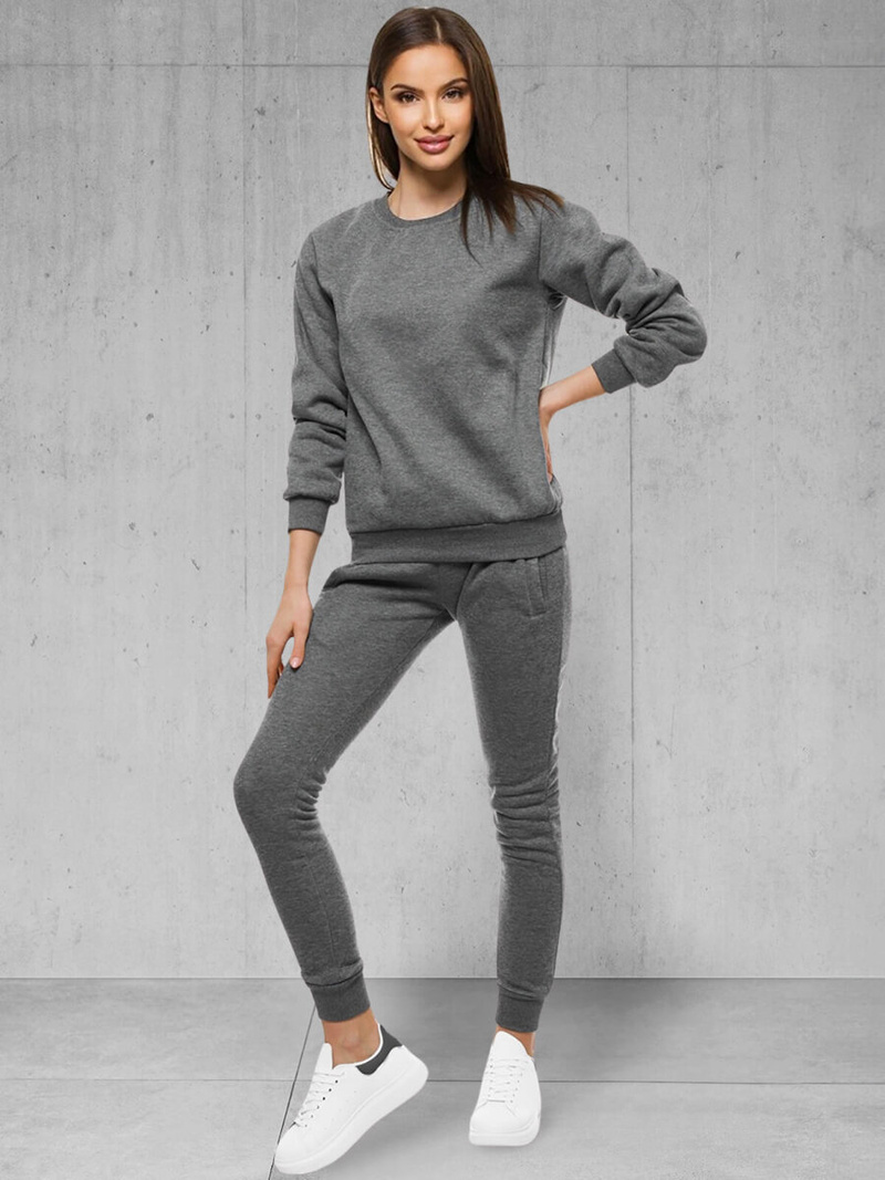 Γυναικεία αθλητική φόρμα γραφίτη OZONEE 17