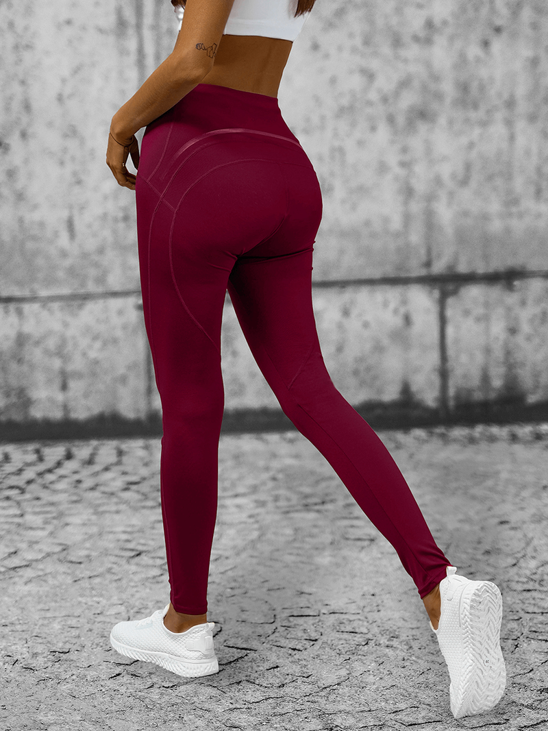 Γυναικείο κολάν μπορντό OZONEE O/YY9276