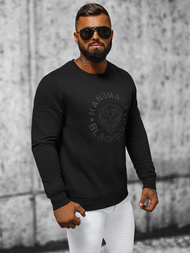 Ανδρικό Φούτερ μαύρο OZONEE NB/MF2008