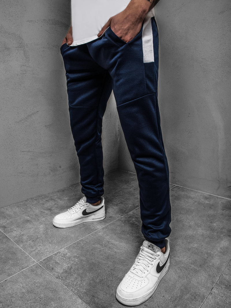 Ανδρικό παντελόνι φόρμας ναυτικό μπλε OZONEE JS/JZ11021Z