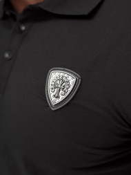 Ανδρική μπλούζα polo μαύρο OZONEE NB/MT3121