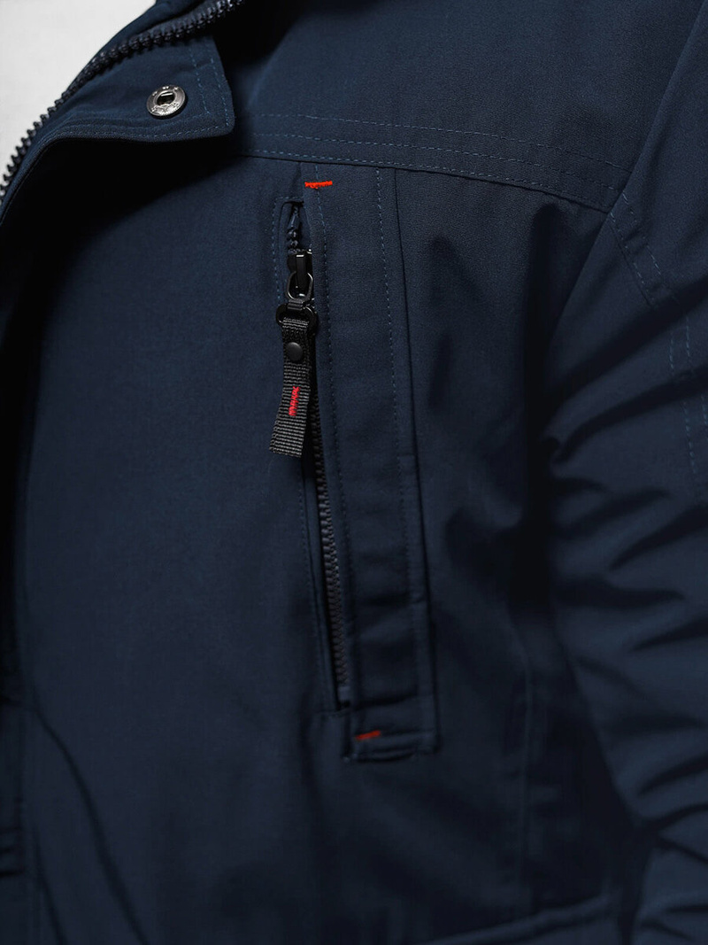 Ανδρικό χειμερινό μπουφάν ναυτικό μπλε OZONEE JS/5M718/215