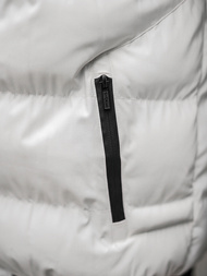 Ανδρικό χειμερινό μπουφάν λευκό OZONEE O/M798