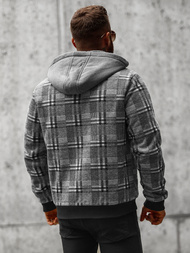 Ανδρικό μπουφάν γκρι OZONEE O/3A58