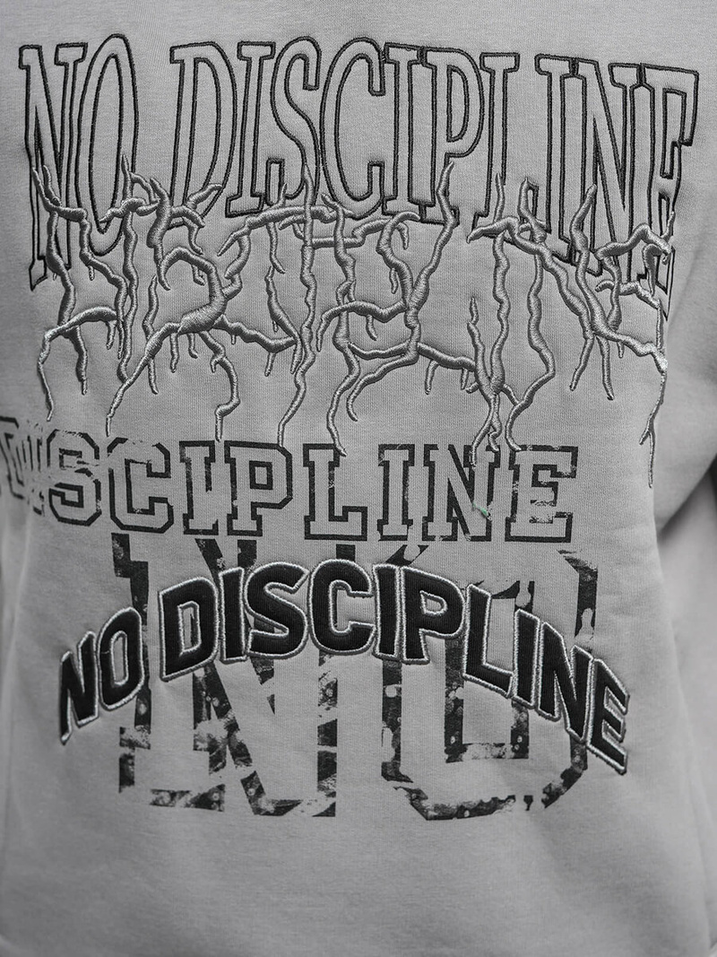 Φούτερ με Κουκούλα Γκρί OZONEE O/SWE23037