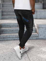 Ανδρικό τζιν παντελόνι mαύρος OZONEE NB/MP0025NZ