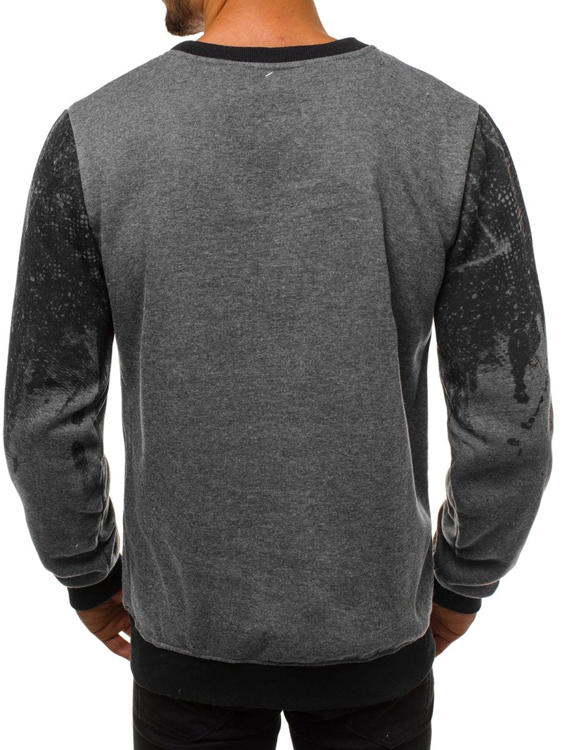 Ανδρικό Φούτερ μαύρο OZONEE JS/22053Z