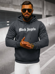 Ανδρικό Φούτερ με Κουκούλα γραφίτη OZONEE JS/27B6509/5