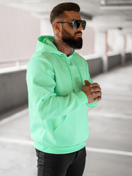 Ανδρικό Φούτερ με Κουκούλα mέντα OZONEE JS/27B6500/70Z