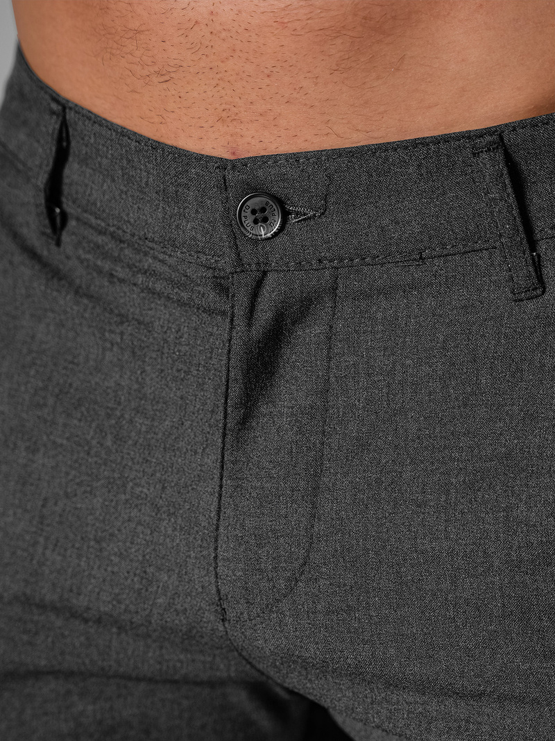 Ανδρικό σόρτς chino γραφίτη OZONEE DJ/4400Z