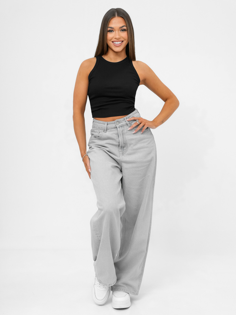 Γυναικείο φανελάκι μαύρο OZONEE JS/96T665/3