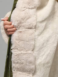 Γυναικείο μπουφάν Πράσινος OZONEE JS/5M3187/136