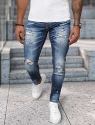 Ανδρικό τζιν παντελόνι Σκούρο μπλε OZONEE NB/MP0170BS