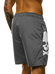 Ανδρικό σόρτς γραφίτη OZONEE O/1011