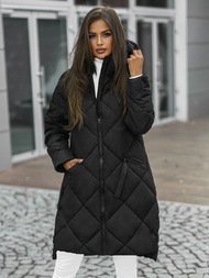 Γυναικείο μπουφάν μαύρο OZONEE JS/5M3168/392Z