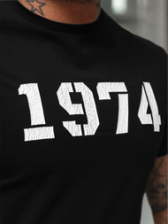 Ανδρικό μπλουζάκι μαύρο OZONEE NB/MT3130