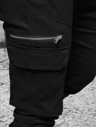 Ανδρικό παντελόνι jogger mαύρος OZONEE O/G3043